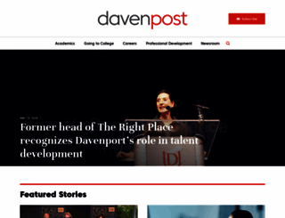 post.davenport.edu screenshot
