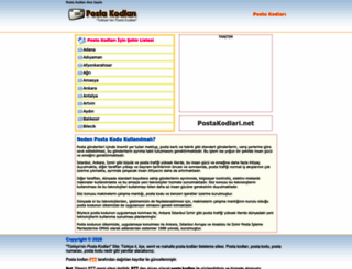 postakodlari.net screenshot