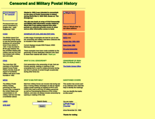 postalcensorship.com screenshot