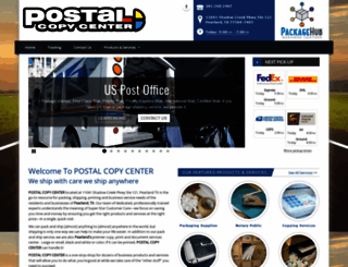 postalcopycenter.us screenshot