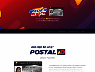 postalidph.com screenshot