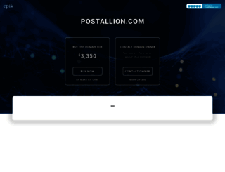 postallion.com screenshot