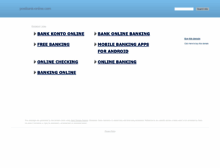 postbank-online.com screenshot
