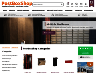 postboxshop.com screenshot