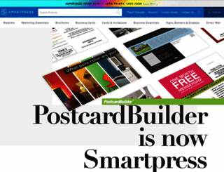 postcardbuilder.com screenshot