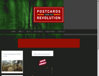 postcardsfromtherevolution.com screenshot