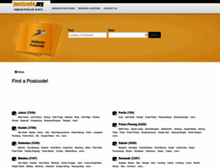 postcode.my screenshot