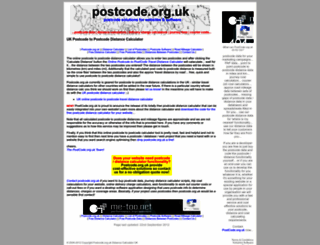 postcode.org.uk screenshot