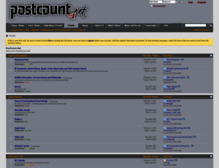 postcount.net screenshot