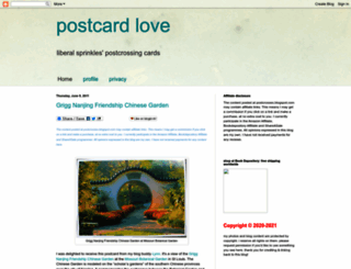 postcrosses.blogspot.com screenshot