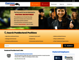 postdocjobs.com screenshot