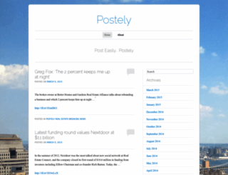 postely.wordpress.com screenshot