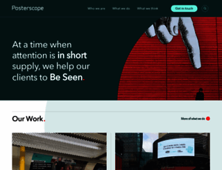 posterscope.com screenshot