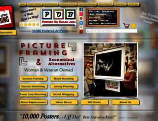 postersonboard.com screenshot