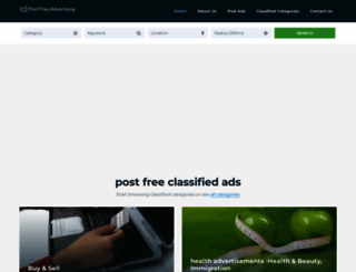 postfreeadvertising.com screenshot