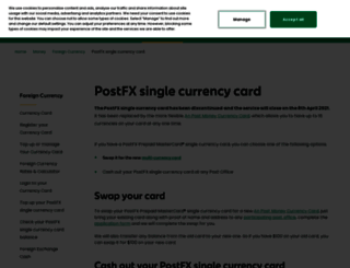 postfx.anpost.ie screenshot