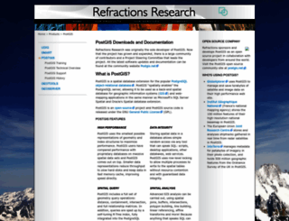 postgis.refractions.net screenshot