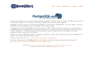 postgresql.org.es screenshot