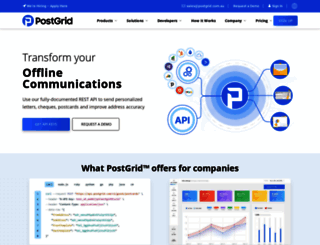 postgrid.com.au screenshot
