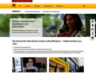 postident.deutschepost.de screenshot