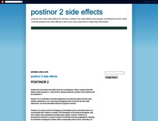 postinor-2-side-effects.blogspot.com screenshot