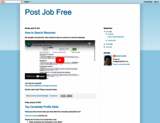 postjobfree.blogspot.com screenshot