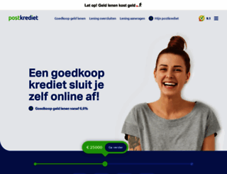 postkrediet.nl screenshot