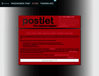 postlet.com screenshot