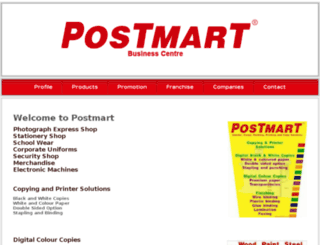 postmart.co.za screenshot