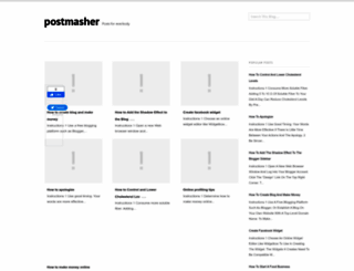 postmasher.blogspot.com screenshot