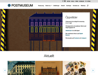 postmuseum.posten.se screenshot