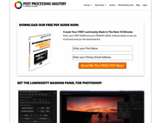 postprocessingmastery.com screenshot