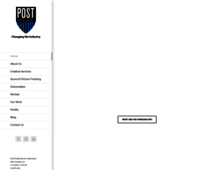 postproductioninc.com screenshot