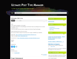 posttypemanager.wordpress.com screenshot