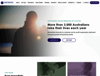 postventionaustralia.org screenshot