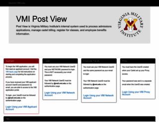 postview.vmi.edu screenshot