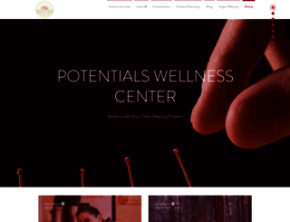 potentialswellnesscenter.com screenshot