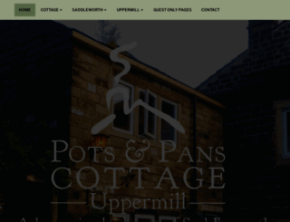 potsandpanscottage.com screenshot