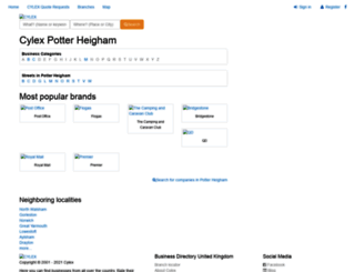potter-heigham.cylex-uk.co.uk screenshot