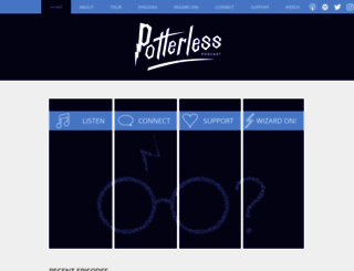 potterlesspodcast.com screenshot