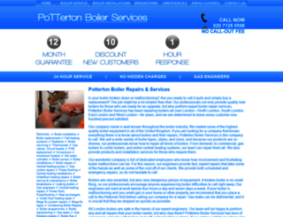 pottertonboilersrepairs.co.uk screenshot