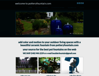potteryfountain.com screenshot