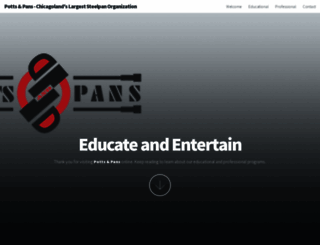 pottsandpans.com screenshot