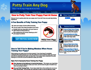potty-train-dogs.com screenshot