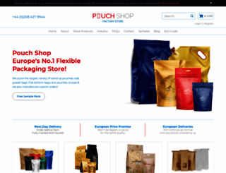 pouchshop.co.uk screenshot