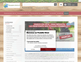 poulailler-direct.fr screenshot