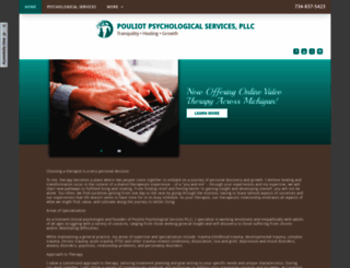 pouliotpsychologicalservices.com screenshot