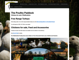 poultrypaddock.co.uk screenshot