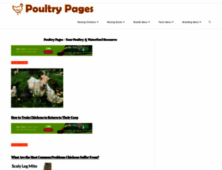 poultrypages.com screenshot