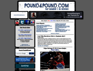 pound4pound.com screenshot
